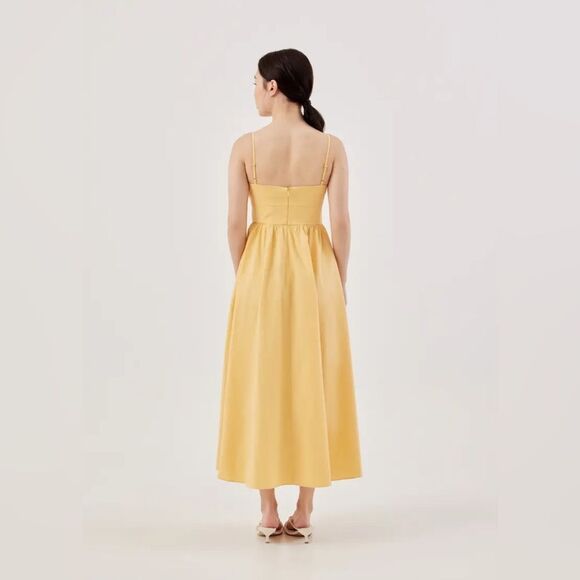 NWT Love, Bonito Maryn Padded Bustier Flare Maxi Dress 2‎ - Picture 3 of 8